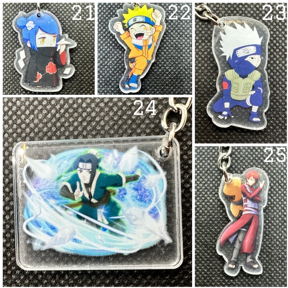 Naruto Inspired KBK Keychains - Picture 6 of 12
